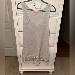 Adorable cream knitted Lilly Pulitzer top! Perfect for summer 🌟🌟🌟